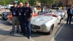 Fahrzeug Bild des Fahrers Strasser mit dem Fahrzeug Mercedes 190 SLR