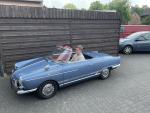 Fahrzeug Bild des Fahrers Schütte mit dem Fahrzeug Wankel Spider