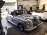 Fahrzeug Bild des Fahrers Moll mit dem Fahrzeug Mercedes 220se