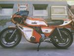 Fahrzeug Bild des Fahrers Stöckl mit dem Fahrzeug AMC-Suzuki  GS750