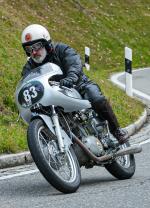 Fahrzeug Bild des Fahrers Sindel mit dem Fahrzeug NSU Sportmax