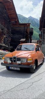 Fahrzeug Bild des Fahrers Roll mit dem Fahrzeug Saab 96V4