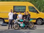 Fahrzeug Bild des Fahrers Engelke mit dem Fahrzeug Benelli GP 125