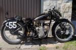Fahrzeug Bild des Fahrers Dašek mit dem Fahrzeug Velocette MOV 250