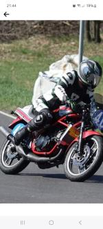 Fahrzeug Bild des Fahrers Gebauer mit dem Fahrzeug YAMAHA 350 rd 31k