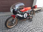 Fahrzeug Bild des Fahrers Kühn mit dem Fahrzeug Eigenbau / Derbi Eigenbau