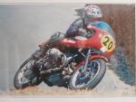 Fahrzeug Bild des Fahrers Mumme mit dem Fahrzeug BMW R100