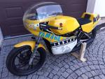 Fahrzeug Bild des Fahrers Kühn mit dem Fahrzeug Yamaha RD 250