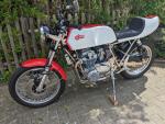 Fahrzeug Bild des Fahrers Beckmann mit dem Fahrzeug Rau Honda 500er Rau Honda